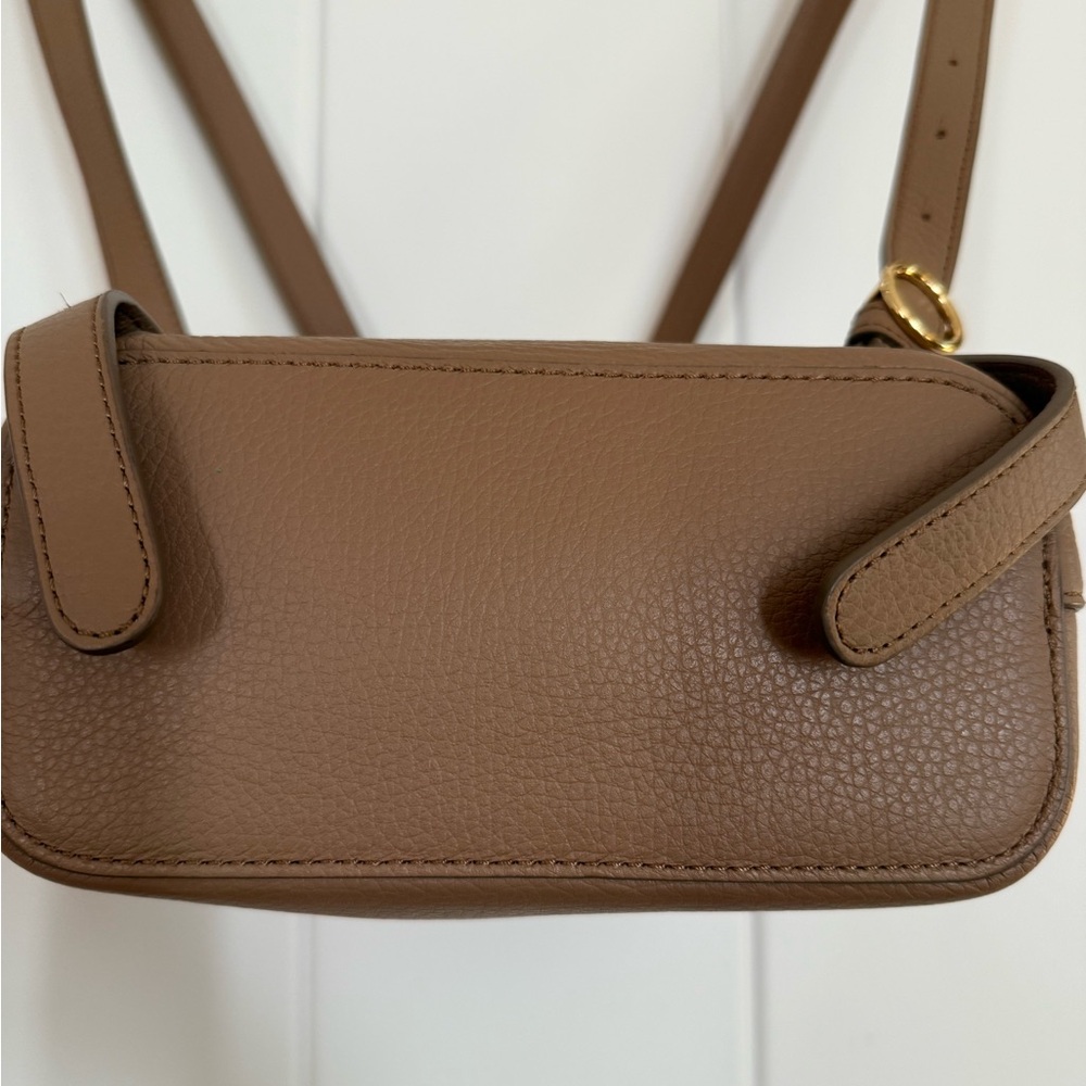 Cuyana Pebbled Leather Mini Backpack in Brown - Picture 4 of 8